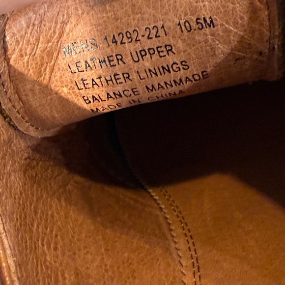 Men’s FLORSHEIM’S Sorreto Cap Toe Oxfords- brown leather. Size 10.5 - Picture 8 of 9